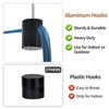 Adcssynd 6 Pack Aluminum Ceiling Hooks Heavy Duty for Hanging