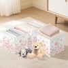Clastyle 11.8" Flower Storage Basket Set of 3 for Kid