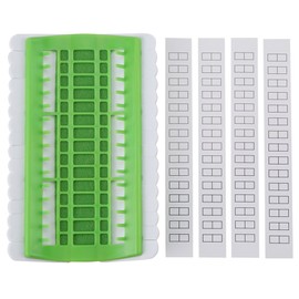 Embroidery Thread Organiser, 30 Positions Sewing Needle Pins Holder Cross Stitch Project Dedicated Hand Tool (Green)