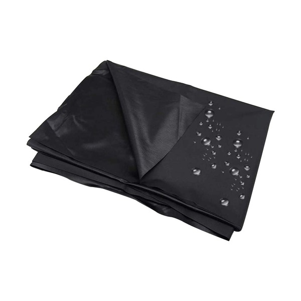 Darslyn Multi-Purpose Waterproof Sheet, Approx. 51.2 x 88.6 inches (130 x 220 cm), Black, Thin, 0.07 mm, PVC, Bed Sheet, Positive Support, Flower Viewing Site, Dust Cover, Renovation Protective Sheet, Matter for Nursing Care, Pet Site, Futon Site, Cat Pee Protection
