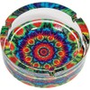 6.0" Extra Large Illusion Glass Ashtray, Perfect for Smoking Lounges,