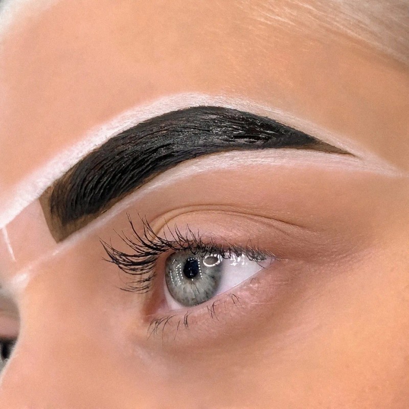 Tinte En Gel Para Cejas Y Pestañas Bronsun Color Negro