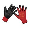 Sealey Worksafe TSP125L/6 Nitrile Foam Gloves (Large) - Pack of