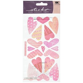 Sticko Vellum Stickers-Sweethearts