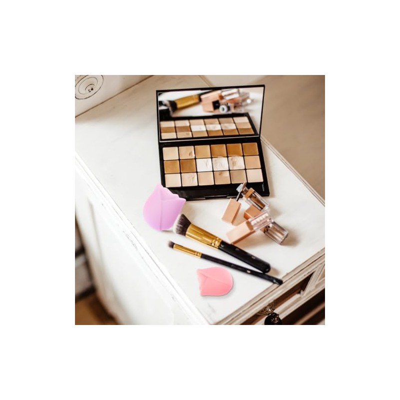 BESTYASH Protector De Brochas De Maquillaje De Silicona 6 Piezas