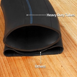 10x2.125 Tire and Inner Tube with 0° Valve Stem Compatible with Self Balancing Scooter, Smart Electric Bike, Bicycle, Tricycle, Stroller Replacement Wheels for 10-inch Tires with 6-inch Rims 2 Pack