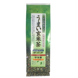 Ujien Uji Green Rice Tea with Uji Matcha, 5.3 oz (150 g) x 5 Packs