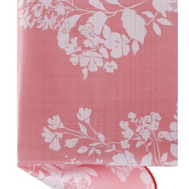 Vinylla Rose on Pink Easy Wipe Clean Vinyl Tablecloth, 140 x 140 cm