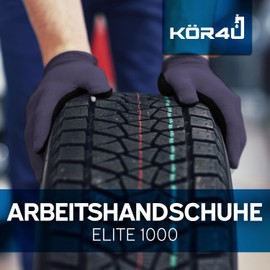 kör4u Elite Work Gloves, Breathable and Coated, Protective Gloves, Gardening Gloves, Women's and Mechanic's Gloves, High-Quality Nitrile Coating, Oil-Resistant, 10 Pairs