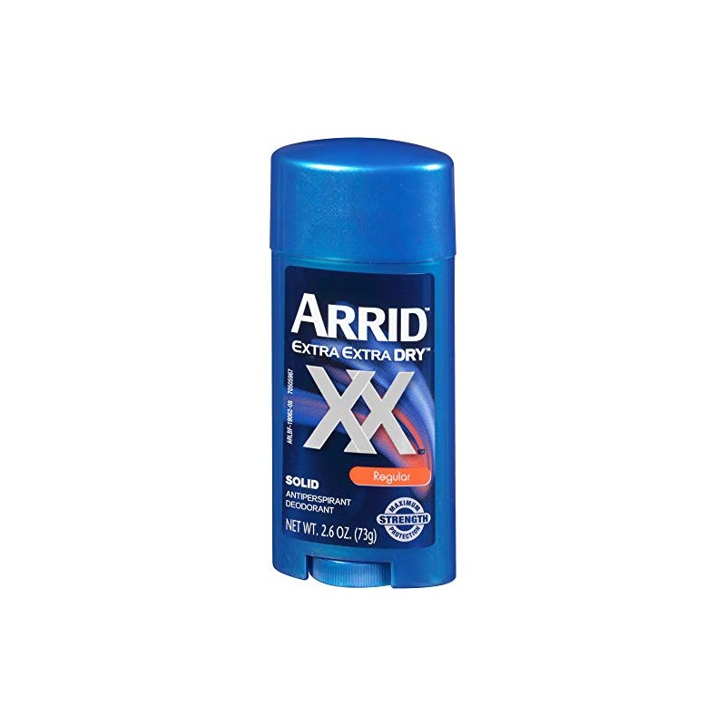 Arrid Arrid XX Extra Extra Dry Solid Antiperspirant Deodorant, Regular,