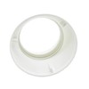 High Screw Ring E27 Plastic White Diameter 57.5 mm Height