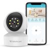 VSTARCAM Indoor Surveillance Camera - 2K QHD, 360° WLAN Indoor