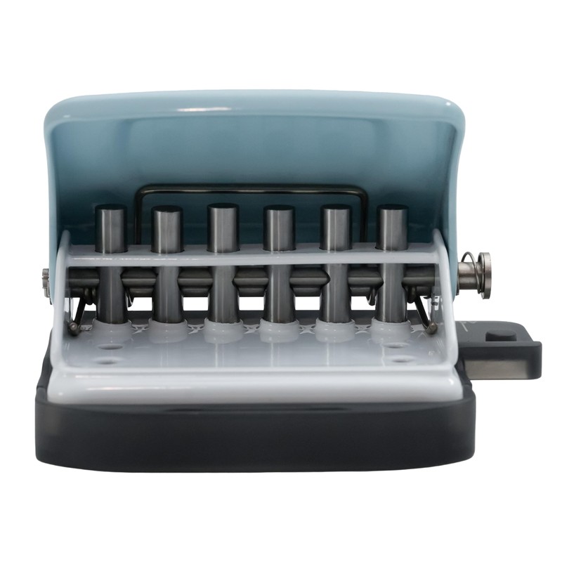 STEELMIGHT Hole Punch, Loose Leaf Punch, Mini 6-Hole Punch for