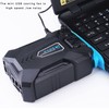Cool Laptop Cooler with Vacuum Fan, Side Draft Portable Intelligent