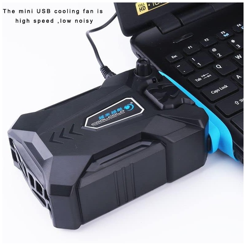Cool Laptop Cooler with Vacuum Fan, Side Draft Portable Intelligent