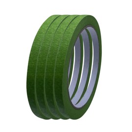 GLOLOOS 88Yards 0.25inch light Green Waterproof Floral Tape Flower Tape for Bouquets,Flower Arranging Floral Craft.(22 yard/roll, 4 rolls per pack)