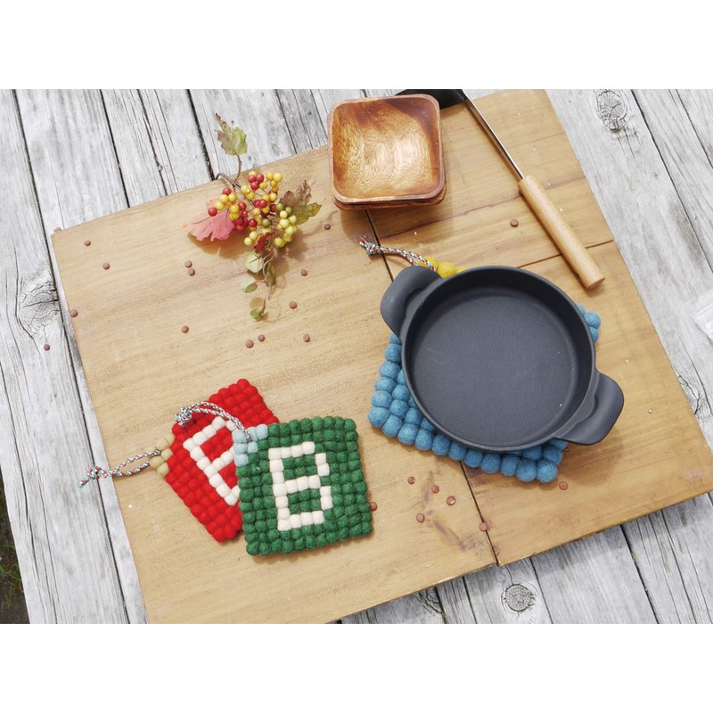 Gendai Hyakka BERTRAND A366BL Wool Trivet BL Size: Approx. W