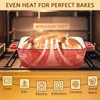 AILITOR 9x5 Enameled Cast Iron Loaf Pan with Lid -