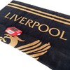 Liverpool Football Crest Black & Gold Beach Bath Towel 100%