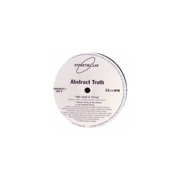 We Had a Thing 12" [Vinyl Single]
