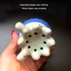 Head Moxibustion Pot Silicone Ceramic Moxibustion Warm Massage Tool for