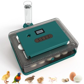 HOWOOIUA 25 Eggs Incubator Eggs Poultry Incubator for Hatching Chickens with Automatic Turner, Digital Temperature and Humidity Display for Hatching Chickens, Quail, and Ducks