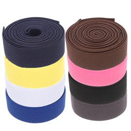 TEHAUX 8Pcs Decorative Elastic Bands High Elasticity Crafting Sewing Straps Thickened Elastic for Sewing Flat Elastics Safe DIY Straps Elastic Belts for Clothing