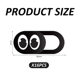 OAOSDH 16 Piece Camera Protective Cover, Creative Camera Cover, Camera Accessories, Suitable for Mobile Phones, Tablets and Laptops