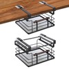 Home Zone Living 2-Pack Under Shelf Pull-Out Drawer Kitchen Cabinet