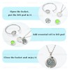 SUNNYCLUE 1Pc Essential Oil Necklace 1Pc Essential Oil Diffuser Bracelet