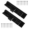 Trailer Rv Door Hinges Replacement Parts 198295 Hinge Assembly (Black)