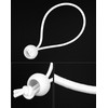 QWORK® 100 pcs Bungee Cord with Balls, 6 inch, White