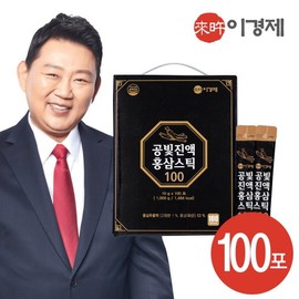 Laoi Economy Gongbit Essence Red Ginseng Sticks 100, 100 pieces, 10g / 래오이경제 공빛진액 홍삼스틱 100, 100개, 10g