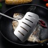 GREATLINK 304 Stainless Steel Fish Spatula,Wide Slotted Turner Steak Spatula
