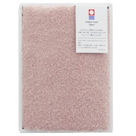 Imabari Factory Imabari Towel Certified Face Towel Gift Set, Made in Japan, Smoky Pink, Approx. 31.5 x 13.4 inches (80 x 34 cm), 1 Piece