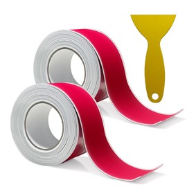 2 Rolls White Caulk Tape Waterproof Self Adhesive，Caulk Strip，Tub Sealer Strip Waterproof，Toilet Sealer Around Toilet Base，Peel and Stick Shower