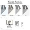 PiccoCasa Table Runner, 100% Cotton Dining Table Runner 33x183 Cm/14"x72",
