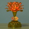 LED Multicolor Buddhist Lotus Lamp with 13 Different Buddhist Songs