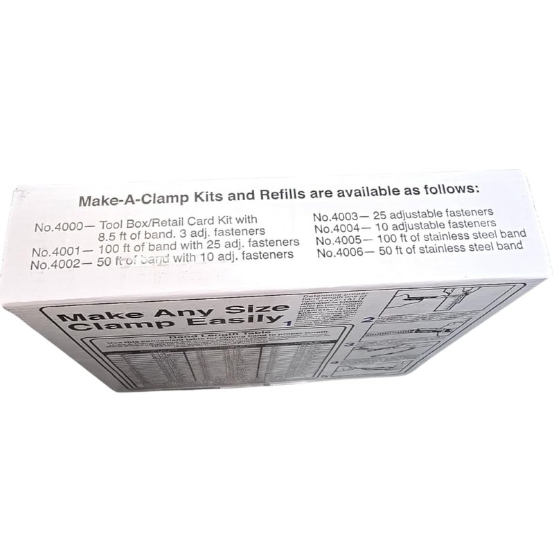 Generic Breeze Make-A-Clamp Kit 4002, Stainless Steel Hose Clamp System.
