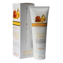 2 Cremas Facial Jalea Real Vitamina E Colágeno Nutre Hidrata                                                                                          