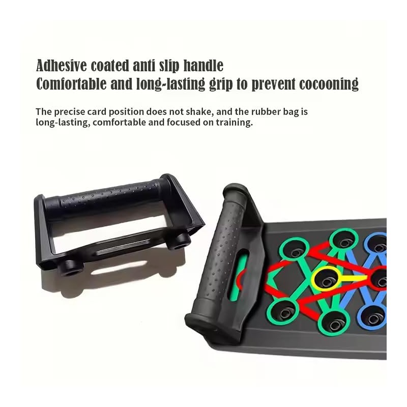 Bushora Push up Board-Push up Board Men- Foldable Portable Exercise