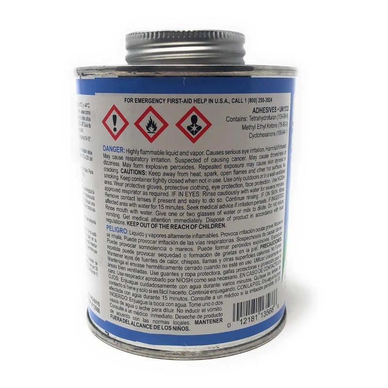 Weld-On Pool Heavy 746 Gray - Pool PVC Gray Glue