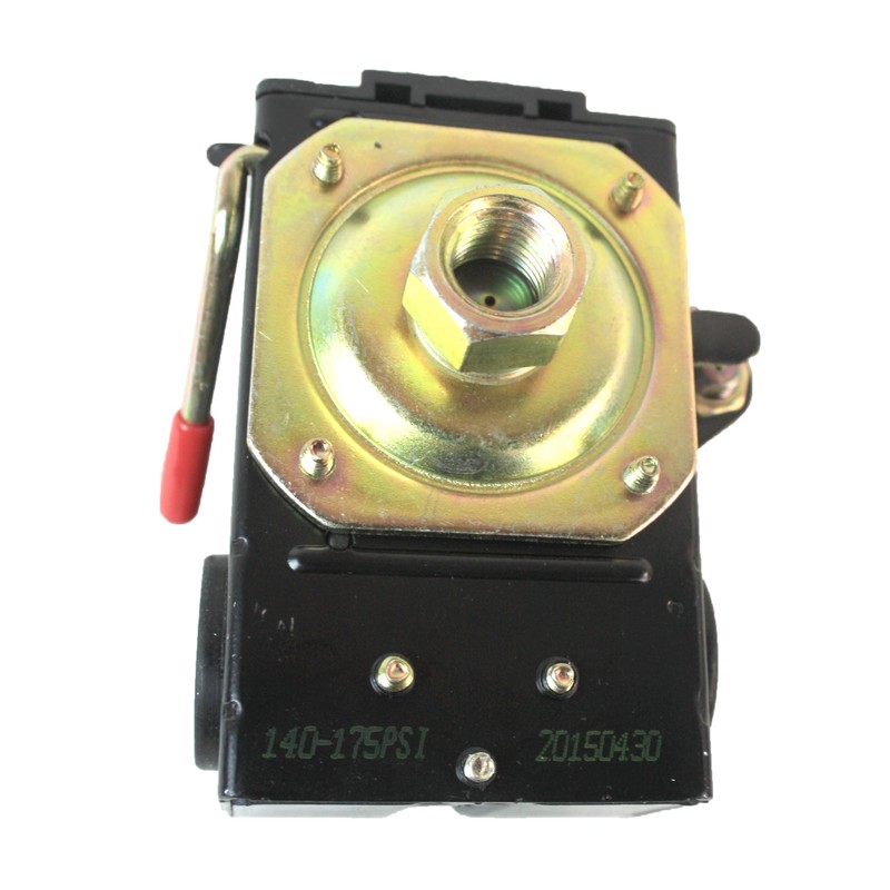 Heavy Duty Pressure Switch 95-125PSI Single Port 26AMP with Unloader