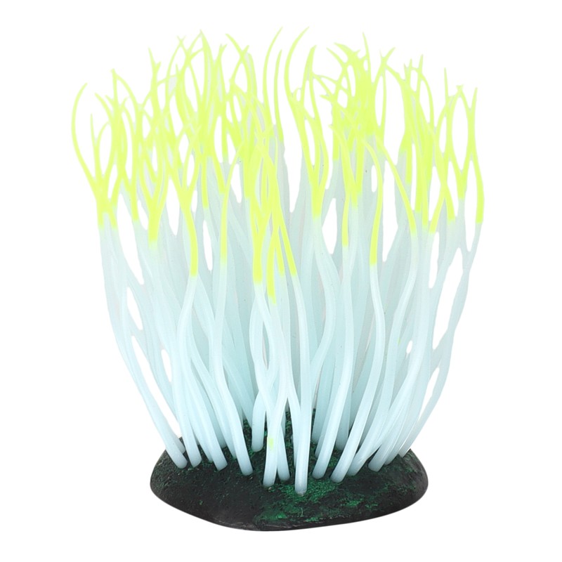 Aquarium Anemone Realistic Luminous Silicone Sea Anemone for Fish Tank