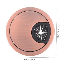 Gatuida 3pcs Zinc Alloy Desk Grommet Cable Hole Cover for Office Cord Management Easy Installation Wire Organizer Durable and Capacity Cord Sleeve Grommet for Computer Desk