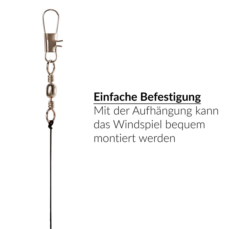 Wolkenstürmer® Windsock Size: 120 cm - Rainbow Wind Turbine -
