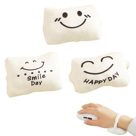 Set of 3 Cute Wrist Rests, Soft and Bouncy Mouse Keyboard Elbow Pads, Comfortable Support for Office and Desk Use