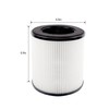 Aliddle B-D02L H13 True HEPA Filter Set, Compatible with Mooka