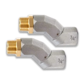 Manguera de combustible giratoria de 3/4 pulgadas NPT, 2 unidades, conector giratorio de 360 grados para bomba de transferencia de combustible, boquilla de combustible, multiplano de combustible giratorio