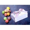 Pack of 25 Silver Candy Boxes Bling Glitter, Favor Boxes
